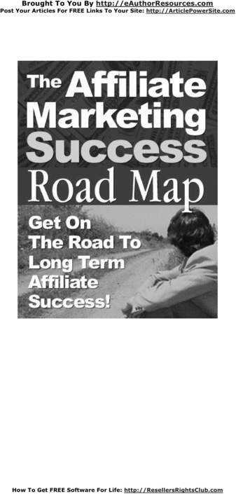 Product picture Affiliate Marketing success Road Map